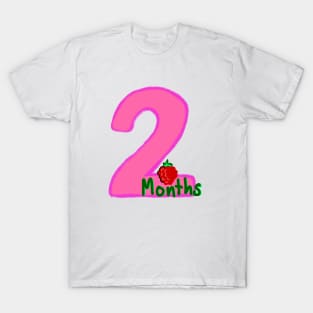 Pregnancy period and fruit size : 2 months preggo T-Shirt